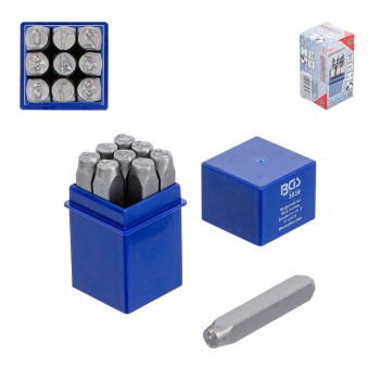 Beütő készlet SZÁM 08 mm-es BGS (BGS-3038) Beütő készlet SZÁM 08 mm-es BGS (BGS-3038)