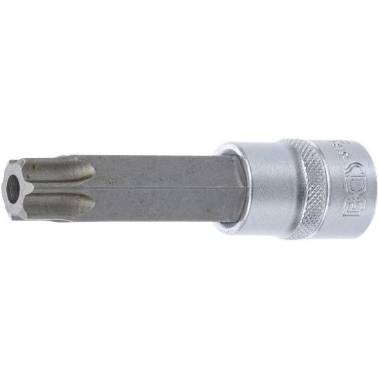 Rátűzőkulcs - crowa+bit 1/2' torx, furatos TPX80 x 100 mm BGS (BGS-5184-TB80)