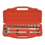 Dugókulcs készlet 1/2' 12 sz. COLOS 16 db-os Genius (TW-416S)
