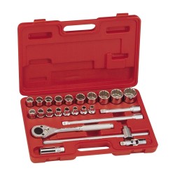 Dugókulcs készlet 1/2' 12 sz. COLOS 24 db-os Genius (TW-424S) Dugókulcs készlet 1/2' 12 sz. COLOS 24 db-os Genius (TW-424S)