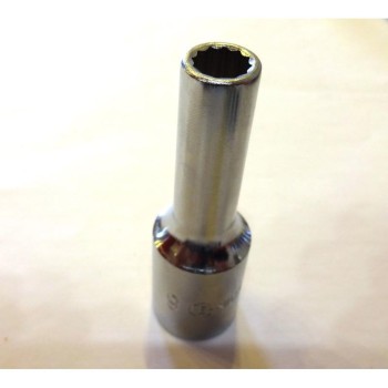 Dugókulcs - crowafej 1/2' 12 szög hosszú 09 mm Genius ( 437809 )