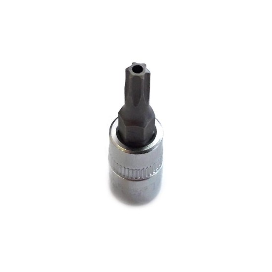 Rátűzőkulcs - crowa+bit 1/4' torx, furatos TPX25(S08H225)