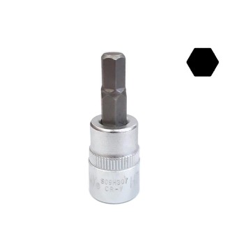 Rátűzőkulcs - crowa+bit 3/8' imbusz 07 mm (S09H307)