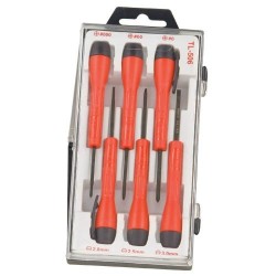 Csavarhúzó klt. mini műszerész 6 db-os csillag-lapos Genius (TL-506) Csavarhúzó klt. mini műszerész 6 db-os csillag-lapos Genius (TL-506)