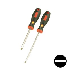 Csavarhúzó, lapos 2,0x12x200 - Genius (508+1992)