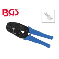 Fogó, saruzó - racsnis - szigeteletlen csúszósaru DIN 0.5-6 mm2 - (BGS-1419) Fogó, saruzó - racsnis - szigeteletlen csúszósaru DIN 0.5-6 mm2 - (BGS-1419)