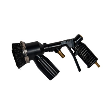 Homokfúvó géphez 28 gallonoshoz pisztoly + körkefés elszívó fej (DJ-SB28-F)