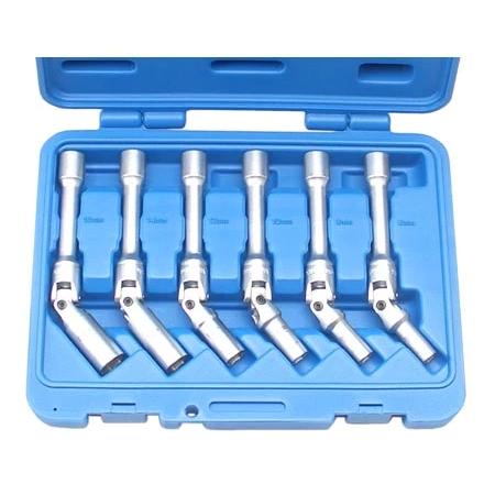 Izzító gyertyaszerelő készlet 3/8' csuklós 6 db-os 150 mm-es BGS (BGS-2986) Izzító gyertyaszerelő készlet 3/8' csuklós 6 db-os 150 mm-es BGS (BGS-2986)