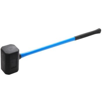 Kalapács gumi 105 x 105 mm - 4500 g acélsörétes BGS (BGS-1876)