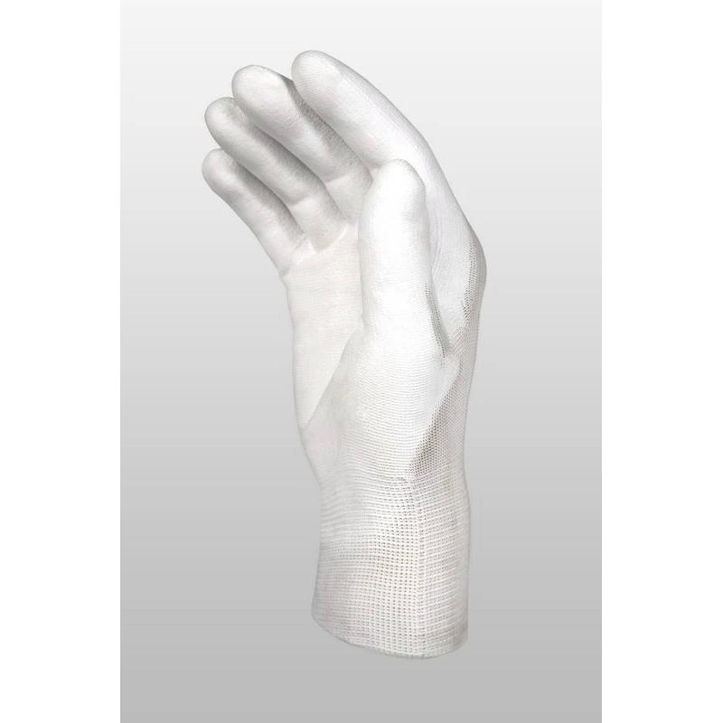 Kesztyű Buck fehér poliuretán tenyér 06-os XS-es (PTBK-06)