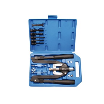 Kétkezes szegecsanya+popszegecs behúzó klt. M4-M5-M6-M8-M10 + 3.2-6.4 mm (BGS-405) Kétkezes szegecsanya+popszegecs behúzó klt. M4-M5-M6-M8-M10 + 3.2-6.4 mm (BGS-405)