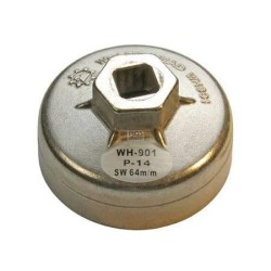 Olajszűrő leszedő kupak 064 mm x 14 lap Alu (BGS-1042)