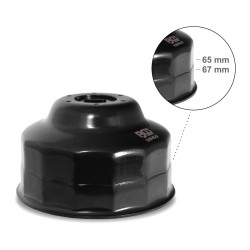 Olajszűrő leszedő kupak 065/067 mm x 14 lap BGS 1039-ből (BGS-1039-65-67)