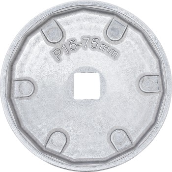 Olajszűrő leszedő kupak 075 mm x 15 lap Alu (BGS-1045)