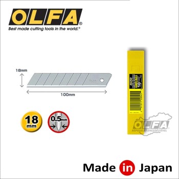 Penge OLFA tördelhető 18 mm 10 db - ezüst (LB-10) Penge OLFA tördelhető 18 mm 10 db - ezüst (LB-10)