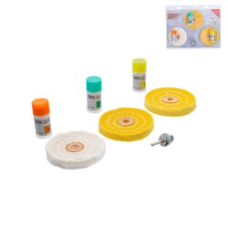 Polírozó klt.kemény fémekhez 7db(BGS-3991) Polírozó klt.kemény fémekhez 7db(BGS-3991)