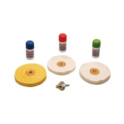 Polírozó klt.lágy fémekhez 7db (BGS-3990) Polírozó klt.lágy fémekhez 7db (BGS-3990)