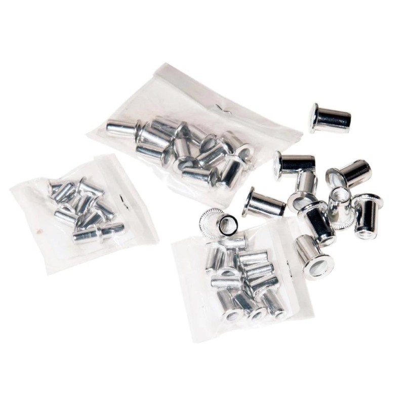 Szegecsanya készlet 40 db-os M3-M4-M5-M6 - SC-758A - Genius (0758AP)