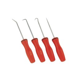 Tömítés kiszedő-kaparó szerelőkampó klt. 4 db-os mini Genius (PK-AHP4)