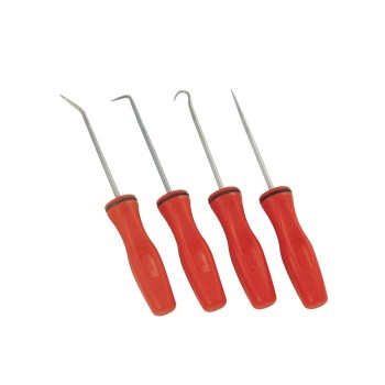 Tömítés kiszedő-kaparó szerelőkampó klt. 4 db-os mini Genius (PK-AHP4)