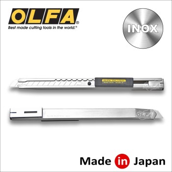 Vágókés OLFA 9 mm törh.penge, automata rögz. - rozsdamentes (SVR-2) Vágókés OLFA 9 mm törh.penge, automata rögz. - rozsdamentes (SVR-2)