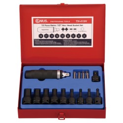 Ütve csavarozó klt. imbusz 15 db-os Genius (TH-415H) Ütve csavarozó klt. imbusz 15 db-os Genius (TH-415H)