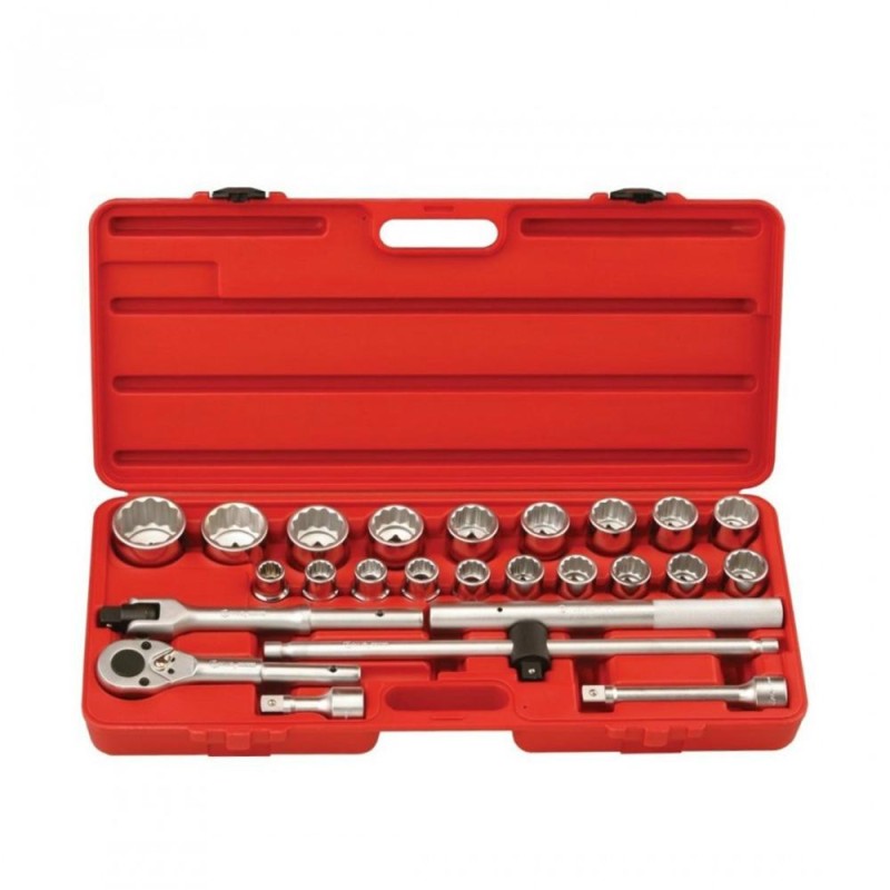 Dugókulcs készlet 3/4' 12 sz. COLOS 25 db-os Genius (TW-625S)