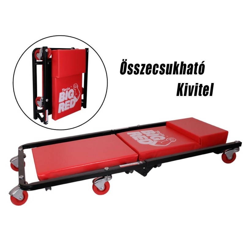 Aláfekvő fém 6 kerekű összecsukható kivitel 36' (TR6454A) Aláfekvő fém 6 kerekű összecsukható kivitel 36' (TR6454A)