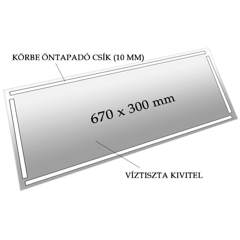 Homokfúvó szekrényhez fólia 990-hez 1 db-os ablakra (PT-SBC990-FA)