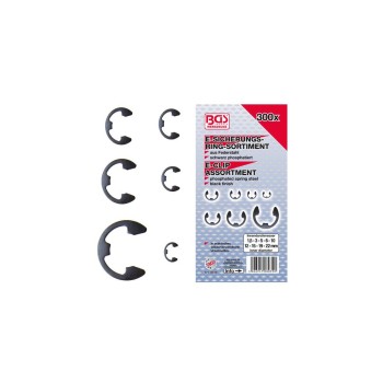 E gyűrű biztosító klt. 300 db-os BGS (BGS-8039) E gyűrű biztosító klt. 300 db-os BGS (BGS-8039)