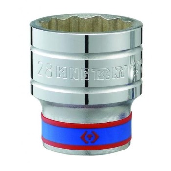 Dugókulcs - crowafej 1/2' 12 szög normál 36 mm King Tony ( 433036MR )