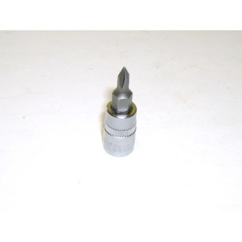 Rátűzőkulcs - crowa+bit 1/4' kereszt PH0 (S11H200)