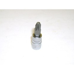 Rátűzőkulcs - crowa+bit 1/4' kereszt PZ3 (S12H203)