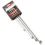 Genius Tools csillag‑csillagkulcs készlet, extra hosszú, 4 db (SAE 5/16''–3/4'') – DE‑704S