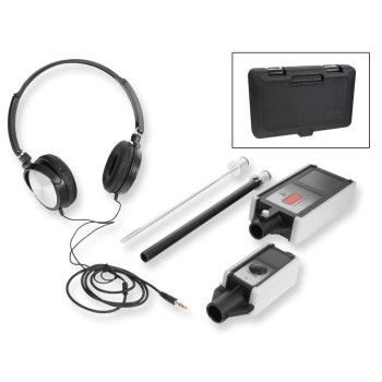 Sztetoszkóp + profi-ultrasonic szivárgás kereső 3:1-ben - klímatech. (HU33003)