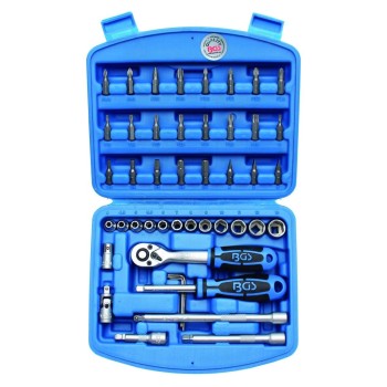 Dugókulcs készlet 1/4' 6 lap 4-13 mm + bithegyek 46 db-os (BGS-2144) Dugókulcs készlet 1/4' 6 lap 4-13 mm + bithegyek 46 db-os (BGS-2144)