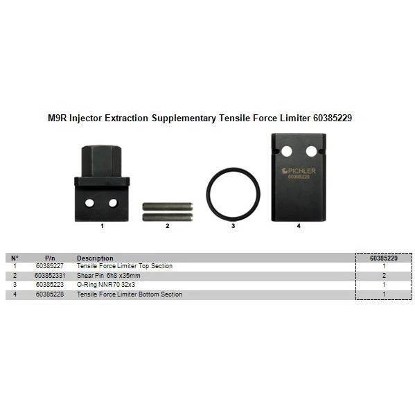 Pichler tartozék M9R felső menethez húzóerő határoló adapter - A (60385229)