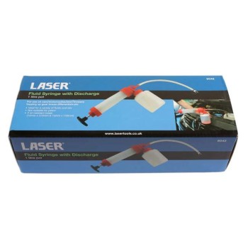 Olajleszívó kézipumpa 350 ml + 1 literes tartály (LAS-6042) Olajleszívó kézipumpa 350 ml + 1 literes tartály (LAS-6042)