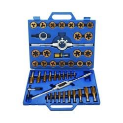 Menetfúró és menetmetsző klt. metrikus M6-M24 normál + finommenet 45 db (BGS-1899)