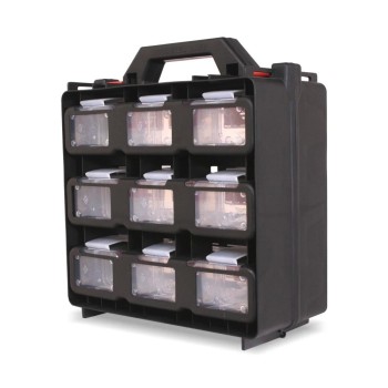 Szortimenter tárolódoboz moduláris rekeszekkel HUBI (HU51001) Szortimenter tárolódoboz moduláris rekeszekkel HUBI (HU51001)