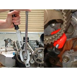 Vezérlésrögzítő szerelő szerszám + fogaskerék ellentartó - Hubitools (AB70908B) Vezérlésrögzítő szerelő szerszám + fogaskerék ellentartó - Hubitools (AB70908B)