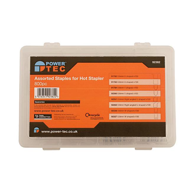 Műanyag elem tűzőgéphez tűzőkapocs 800 részes (PWT-92382)