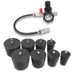 HUBI HU12012 turbórendszer tesztelő készlet – 8 adapterrel, nyomásmérővel