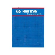 King Tony 87203 perforált szerszámtartó panel, 30 kampóval, 725×900×14 mm