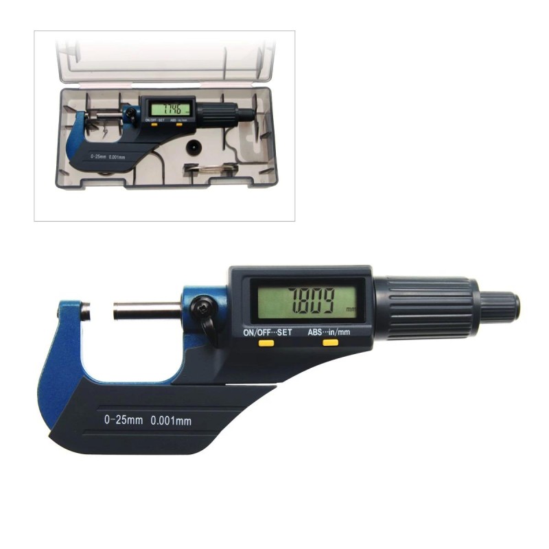 Mikrométer, digitális 0-25 mm 0.001 (BGS-8427) Mikrométer, digitális 0-25 mm 0.001 (BGS-8427)