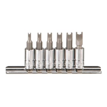 Bit klt. spinner-villás 6 db-os 1/4'-os Genius (BS-206S)