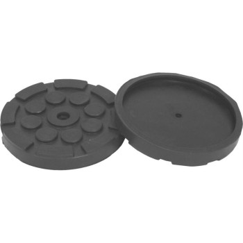 Gumipogácsa csápos emelőhöz 120/114 mm-es peremes pöttyös-íves+furat (GP120-PPI)