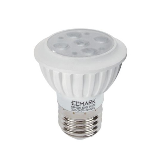 Izzó LED spot 6 W fehér 64/50 mm E27 ELMARK (99LED526)