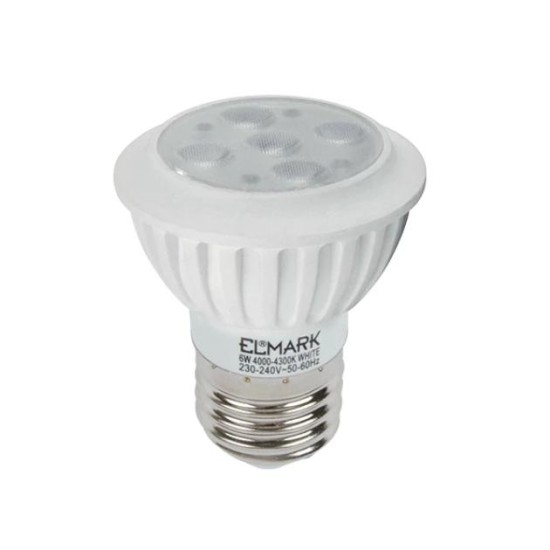 Izzó LED spot 6 W meleg fehér 64/50 mm E27 ELMARK (99LED527)