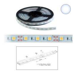 Szalag LED 5050 kültéri 60 db/m - 6500K - ELMARK (99LED678) Szalag LED 5050 kültéri 60 db/m - 6500K - ELMARK (99LED678)